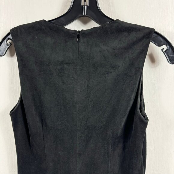 J. Mclaughlin Dominique Faux Suede Leather Dress - Black XS - Picture 7 of 9